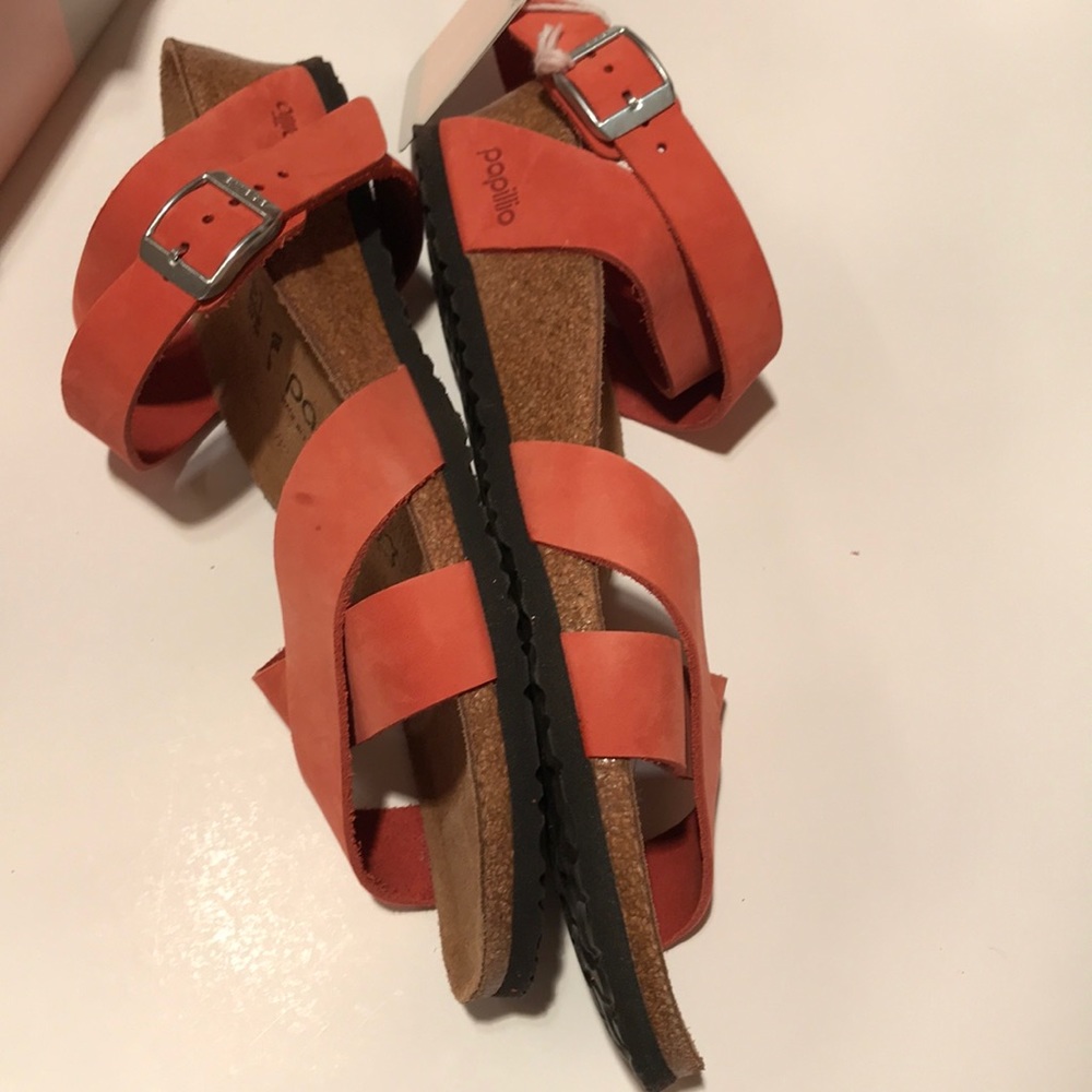 NWT PAPILLIO BIRKENSTOCK LOLA CORAL SANDAL 10 41 - Picture 7 of 9